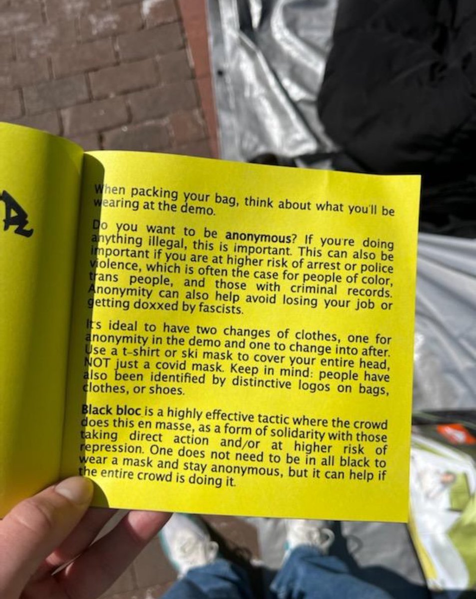 Matching tents and printed instructions on how to do illegal things without being arrested. Organized and brainwashed by muslim brotherhood and borderline criminal indoctrinated by teachers who serves other interests than American. Ivy Mob League in a nutshell.