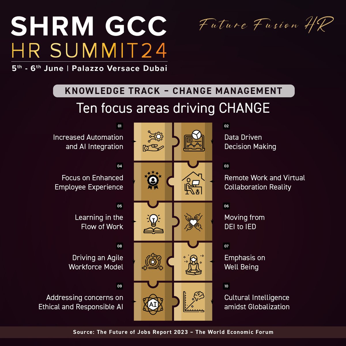 Join us at #SHRMGCCSummit in Dubai on 5-6 June to explore "Change Management" and navigate the evolving job landscape. 

Register:  bit.ly/GCCHR24