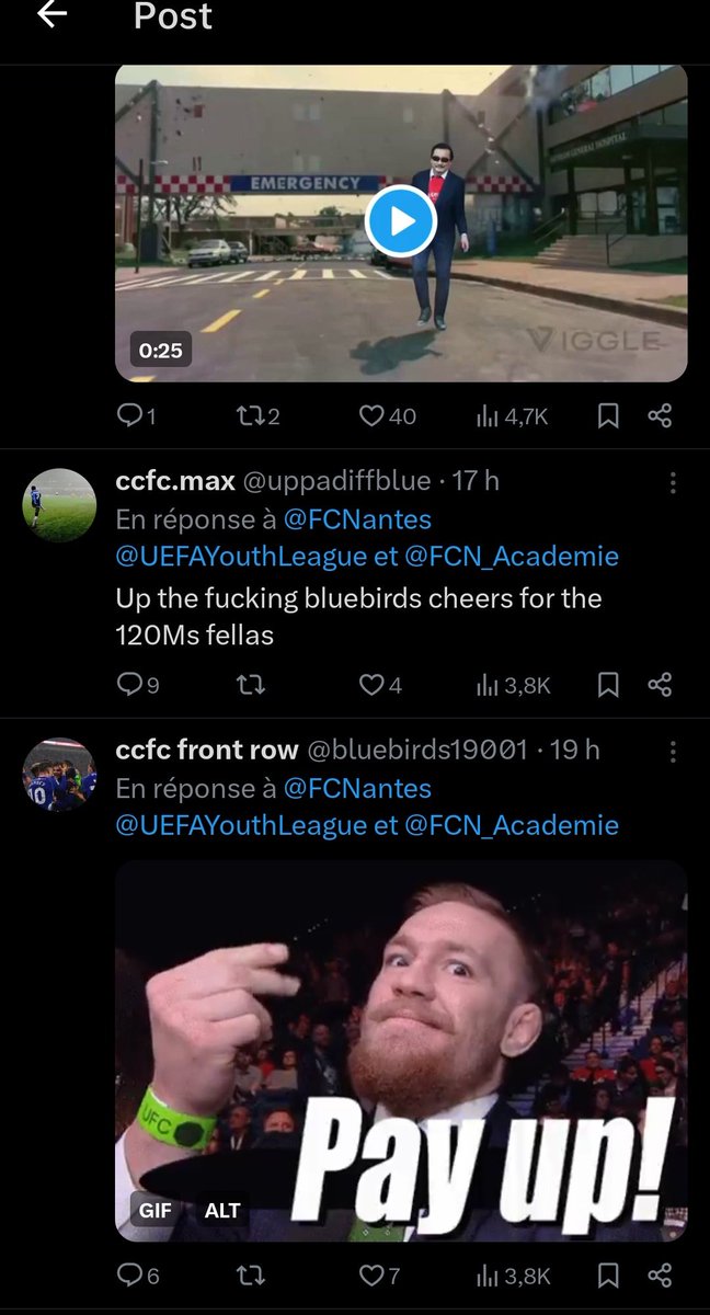 _BePessi's tweet image. RAID A VENIR🚨

🎯 Cible : @/CardiffCityFC

🗓️ Date : Vendredi 

🕘 Heure : 20h00

📌Motifs : Demande 120M a Nantes indignement + leurs supporters se moquent de nous 

⚔️ Objectif : 15k Min + Le TT Avec #FvckCardiff

Je vous invite à retweeter, on doit être nombreux pour ce raid