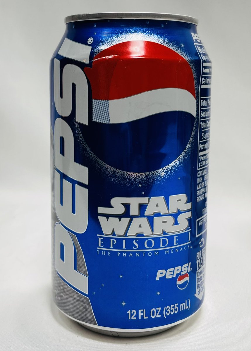 Today #StarWars collectable begins the countdown to May The Forth and the 25th anniversary of @StarWars “The Phantom Menace”. How many of the @Pepsi cans were you able to collect?