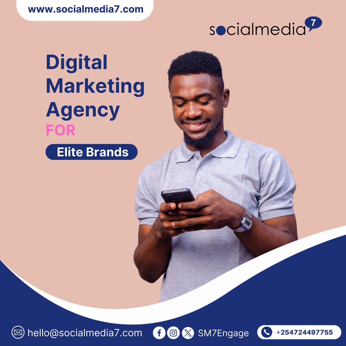SM7Engage's tweet photo. Stand out effortlessly! 🌈 SocialMedia7 helps your brand shine with innovative strategies and creative brilliance! ✨
🌐 Unleash creativity at https://t.co/OWTYqT5eQs 📞 Call us at +254724497755 📧 Email: hello@socialmedia7.com
#CreativeEdge #UniqueIdentity #SocialMediaSuccess https://t.co/N677zYx5aZ