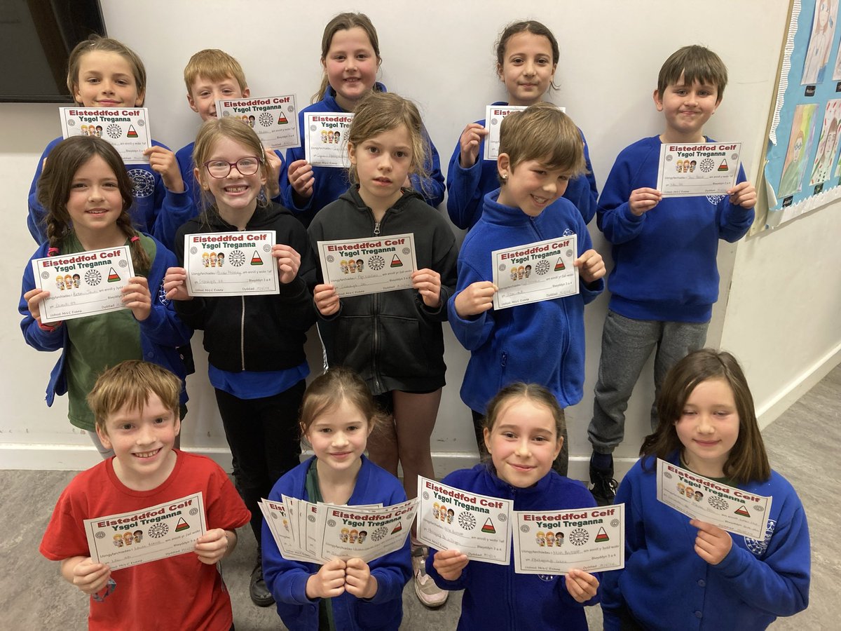 YsgolTreganna's tweet photo. ๐คฉHere are the older children who were successful in the Arts and Crafts School Eisteddfod this year @Urdd ๐๐ป
Good luck to the winners and their work in the next round โญ๏ธโญ๏ธ#egni #creativechildren https://t.co/lmD6XYh5VX