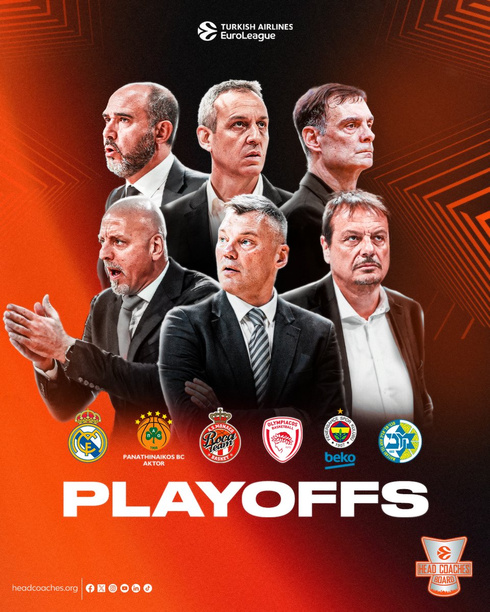 Best of luck to our members in the #EuroLeague Playoffs 🏆