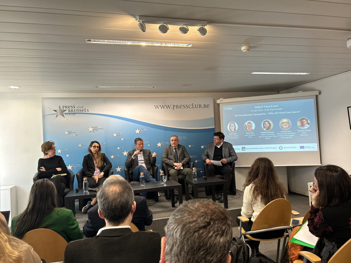 “Diverse data infrastructures are the foundation of the European #GDDS &amp; need support to scale up, enforce policy &amp; access rules, capacity building, adopt digital technology &amp; implement governance fit for wide actors” Panos Ilias <a href="/ILVOvlaanderen/">ILVO</a> <a href="/GreenDealDS/">Green Deal Data Space and Community of Practice</a> <a href="/EMODnet/">EMODnet</a> <a href="/EU_MARE/">EU Maritime & Fish</a>