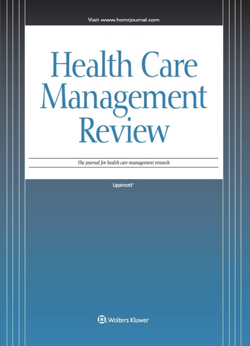 Important article published in @HCMRonline on exceeding at both evidence-based practice and patient-centered care, and doing it well: journals.lww.com/hcmrjournal/fu… #HCLDR #PatientCare #HealthcareLeaders @RyannLEngle @mkafable @VA_CHOIR @vahsrd
