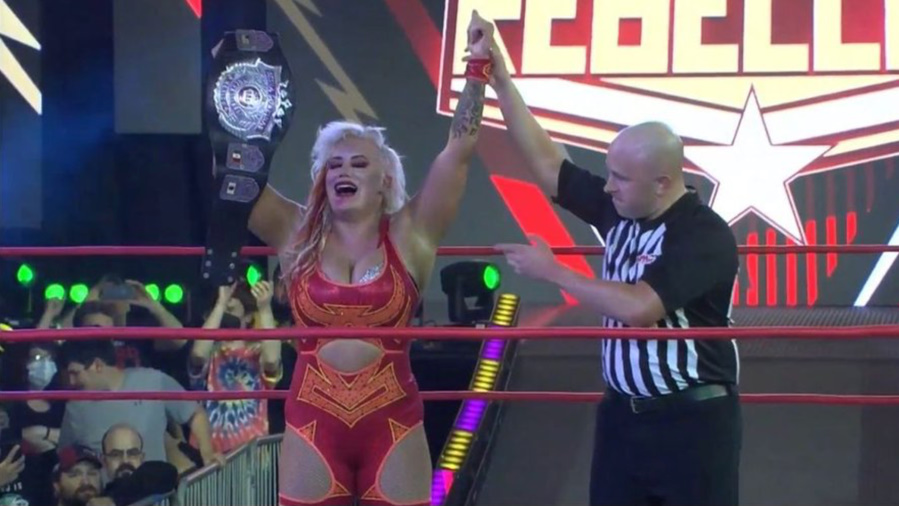 On this day in 2022, @thetayavalkyrie won the AAA Reina de Reinas Championship for the 4th time #ImpactWrestling #LuchaLibreAAA #Rebellion