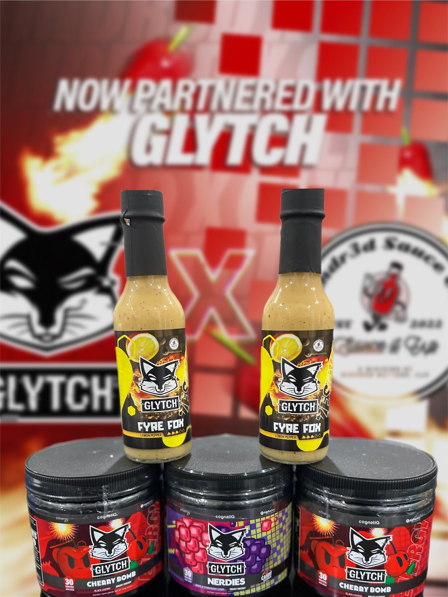 Yes it’s back!! Get your @GLYTCHEnergy Lemon pepper sauce today!!