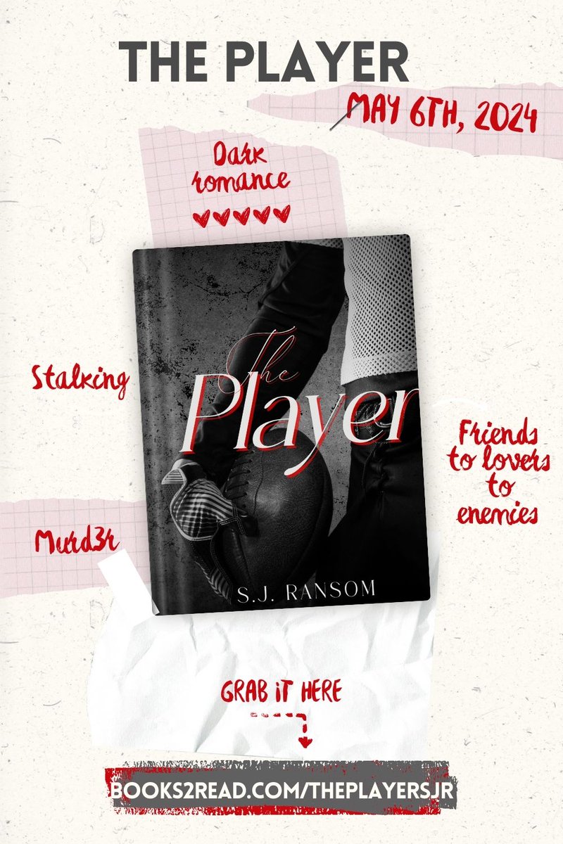 New book coming out May 6th. Link in bio.  #darkromance #readersoftwitter #enemiestolovers #authorsjransom