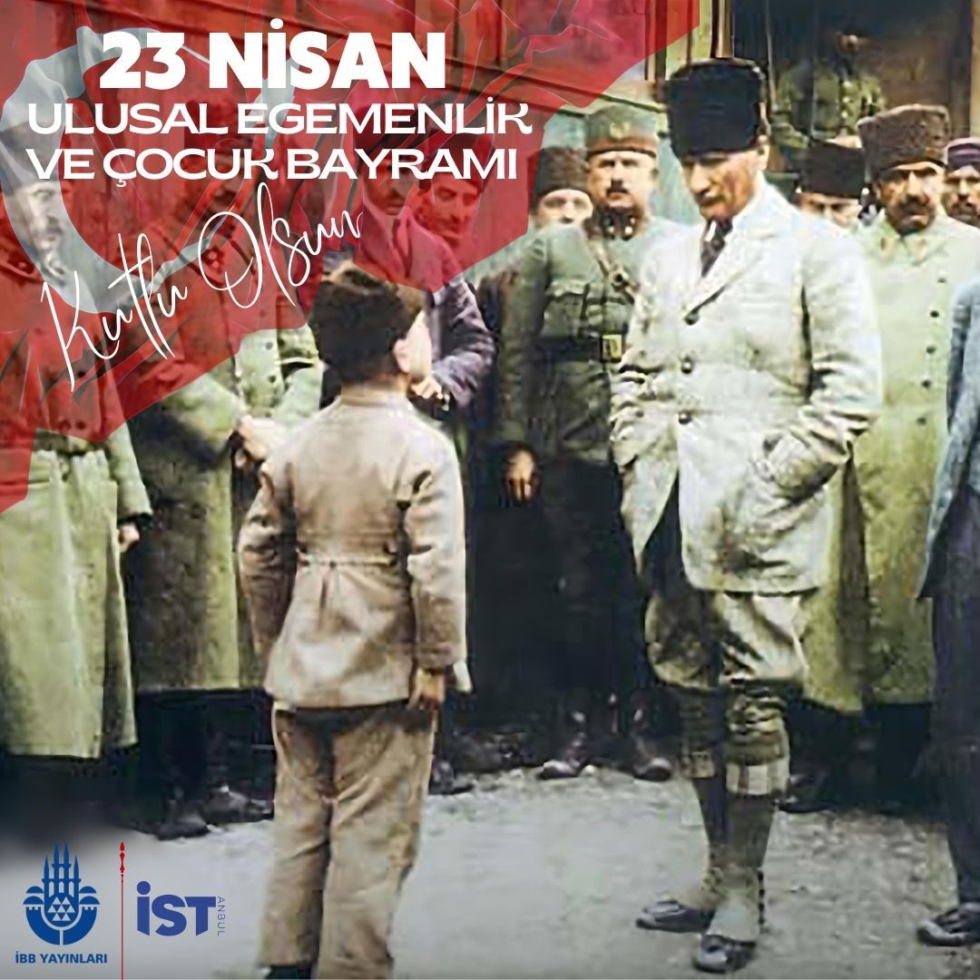 23 Nisan Ulusal Egemenlik ve Çocuk Bayramımız kutlu olsun!🇹🇷

#23Nisan 
#23nisan1920 
#23nisankutluolsun 
#ibbyayınları
