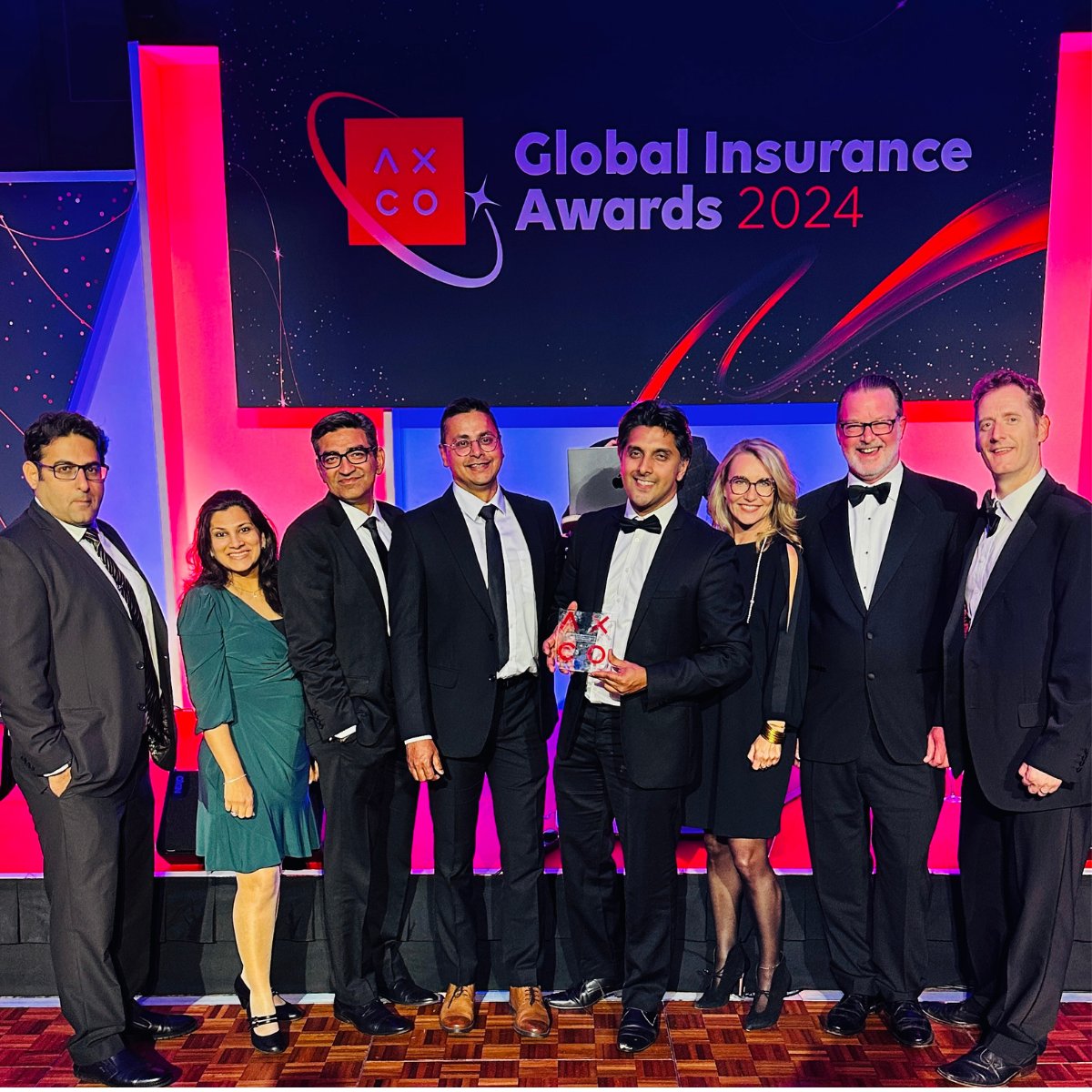 Chain_That's tweet image. Proud Moment at the 2024 Axco Global Insurance Awards! 🏆
ChainThat has been awarded 'Highly Commended' for Global P&amp;amp;C Technology Partner of the Year. Thanks to our innovative Beyond Multinational Programs Platform.
#ChainThat #Xceedance #R3 #Insurance #Technology #AxcoAwards2024