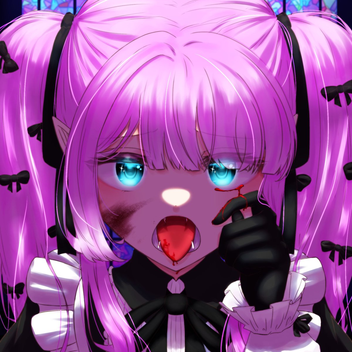 Aila_Karepan's tweet photo. 僕が約2ヶ月前に楽しみにしててって言った絵がやっと完成しました！！！！！ピンクリボンち��んです！！ https://t.co/TMJ41xIEOl