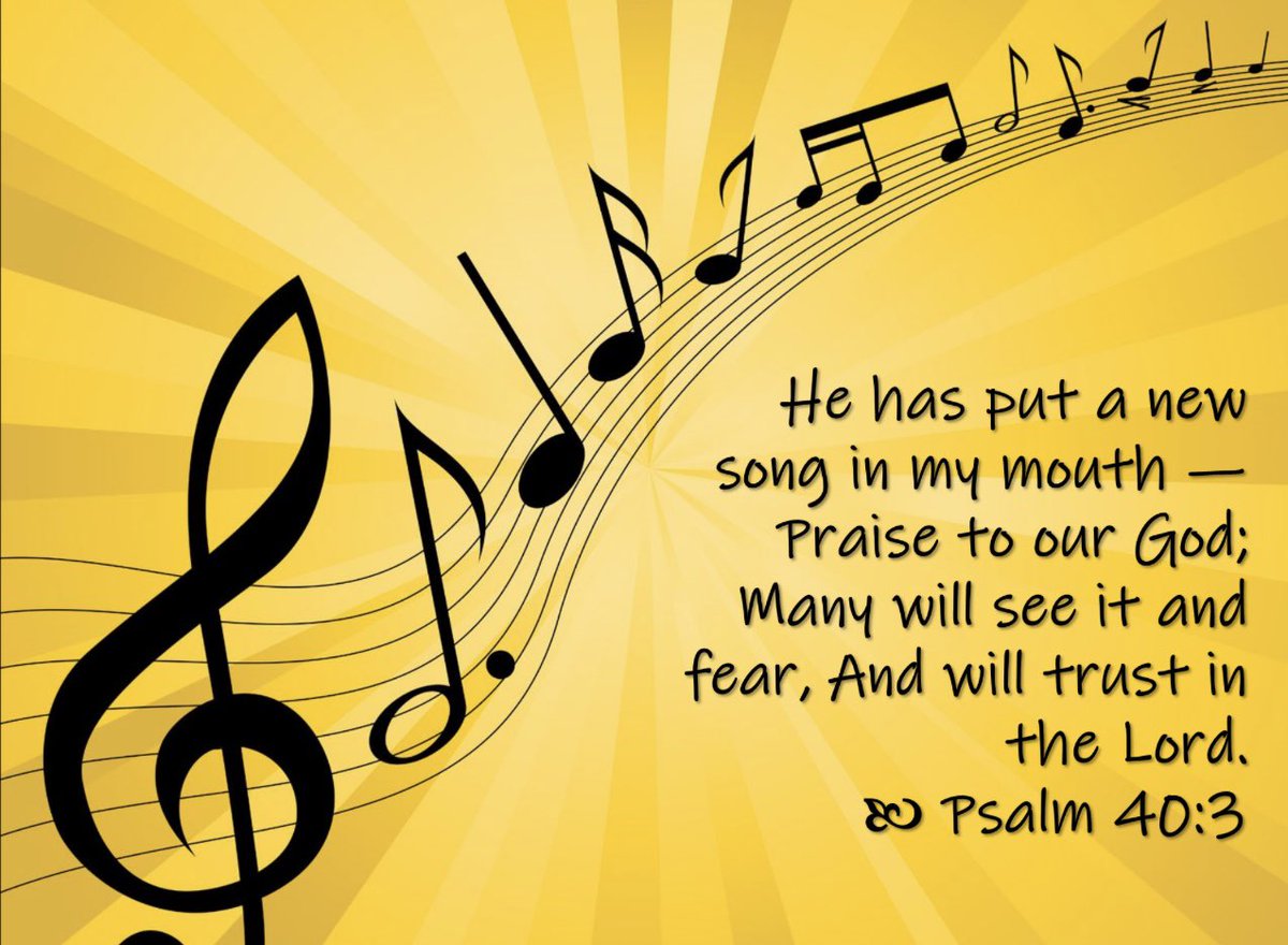 💛Good Morning Fishers of Men💛 ✨It gives me the greatest pleasure to worship the LORD through music. Nothing reflects the deepest joys or sorrows of life like music. And as I listen to the music of God’s creation, I indeed have a new song in my heart ❤️ ✨ Father, may I praise