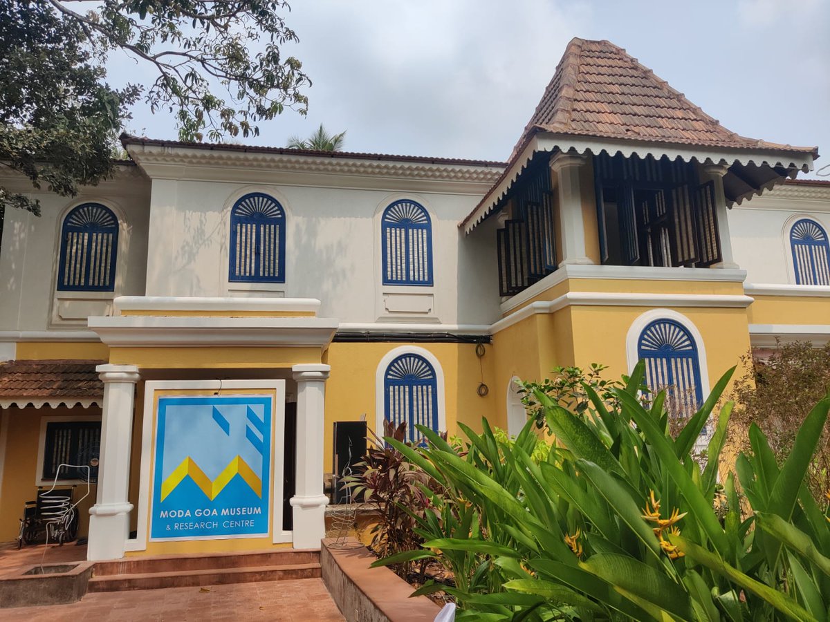 VivaGoaOnline's tweet photo. Moda Goa Museum &amp; Research Centre recently exhibited a stunning stainless-steel skirt, meticulously crafted in 2008 for Wendell Rodricks' Tropical Island collection.  

#goamuseum #vivagoaonline #lakhmefashionweek #islandcollection #history #artefacts #exhibition https://t.co/QMt28yq4hg