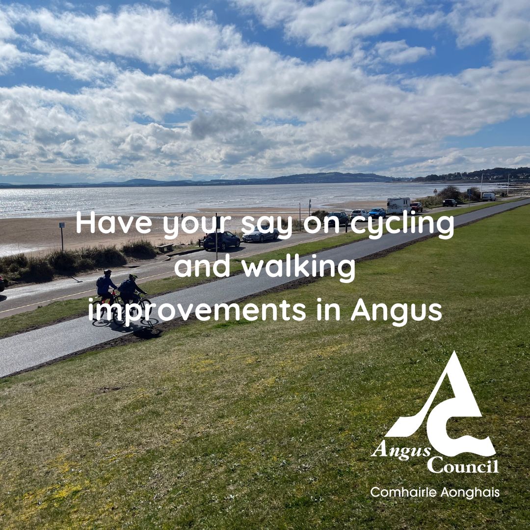 What would help or encourage you to walk or cycle more to work, school or during your leisure time? We are looking for your suggestions and ideas on what could be done to make Angus a cycle and walking friendly area. Find out more 👉 angus.gov.uk/news/have_your…