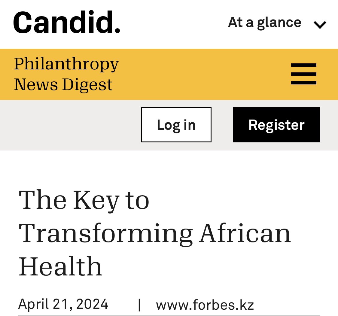 ✍🏾The Hows❓, Whys❓ and Whats ❓of Philanthropy 🫶🏾 _ ✍🏾Transforming African Health: A Shift Towards Self-Sufficiency _ 🔗❣️Click here to read all about it 🔗:philanthropynewsdigest.org/news/other-sou… #africanhealth #covid19recovery #localproduction #healthcareinnovation #philanthropy2024