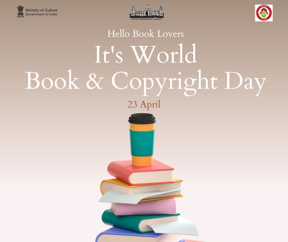 Happy World Book and Copyright Day from Victoria Memorial Hall, Kolkata! Today, let's not just celebrate books, but also the dedication, hard work and creativity of authors and creators. Share with us your reading list and recommendations! #vmh #WorldBookandCopyrightDay