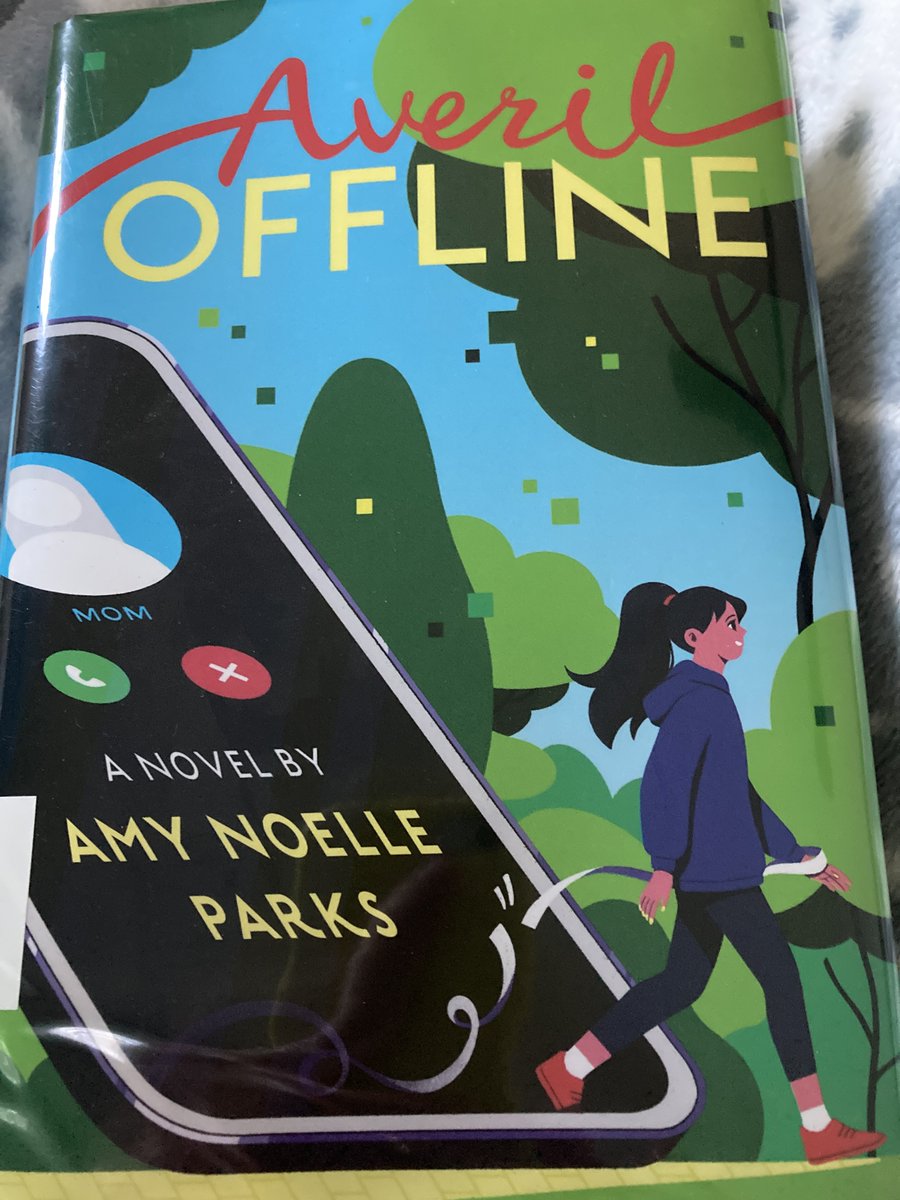 Once again, when @colbysharp recommends a book, you should stop what you are doing and read it. @amynoelleparks's AVERIL OFFLINE takes on autonomy, trust, misogyny, sibling relationships, and more-all in < 200 pages without feeling rushed. For kids AND parents.