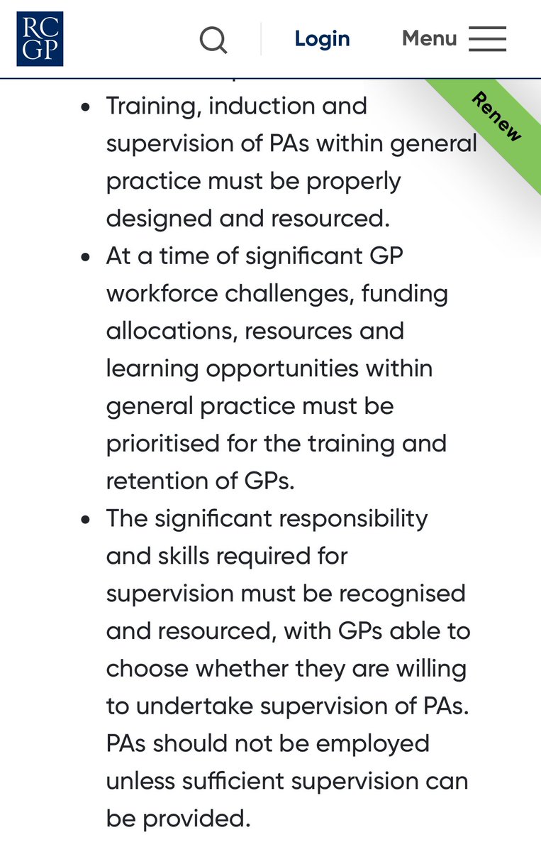 If you’re a GP & want to join the 54k members expressing our views on scope of practice & supervision of #PhysicianAssociates in General Practice, please do so if a Member or Fellow. Rejoin if you’ve let Membership lapse.
Your College is listening. @rcgp @TeamGP @RcgpFaculties