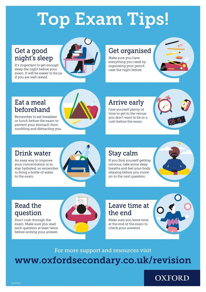With exams starting in a couple of week, here are some exam tips to try and calm the nerves 🧡 #exams #toptips