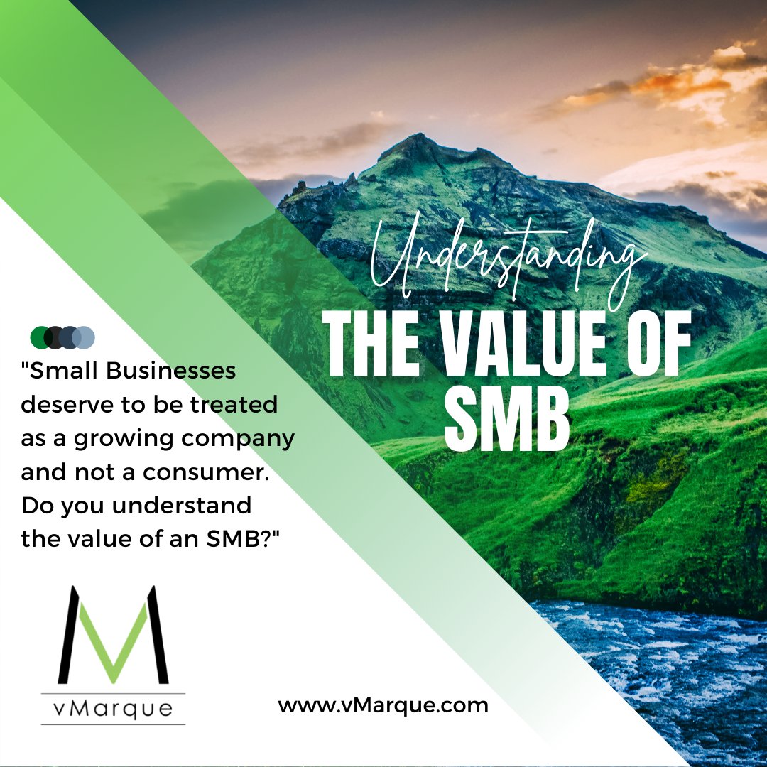 Understanding The Value of #SMB - VMARQUE.COM vmarque.com/1/post/2021/06… #marketing #branding #smallbiz #positioning #B2B