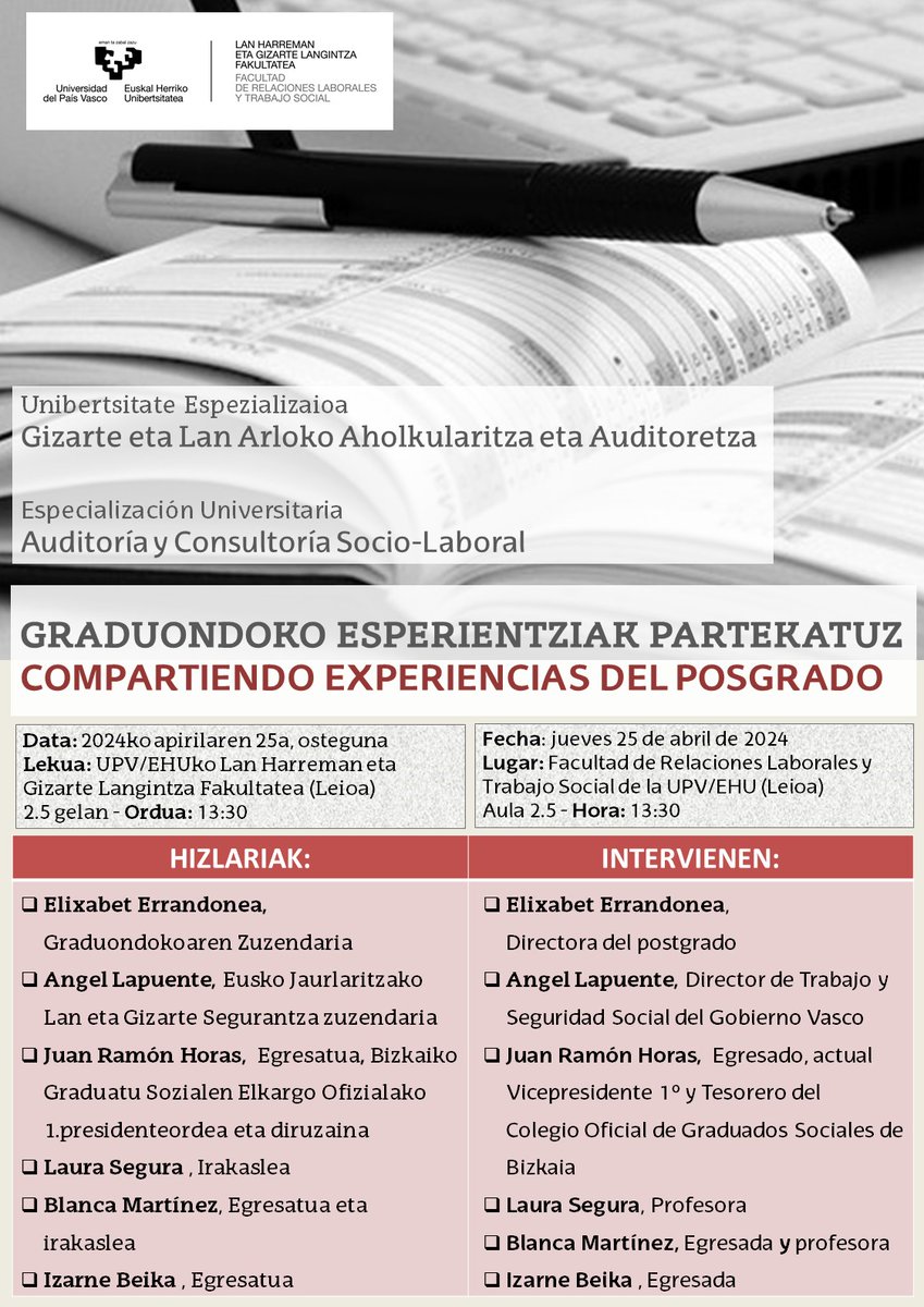Lan Harreman eta Gizarte Langintza Fakultatea (@gzrt_lan_harrem) on Twitter photo 
