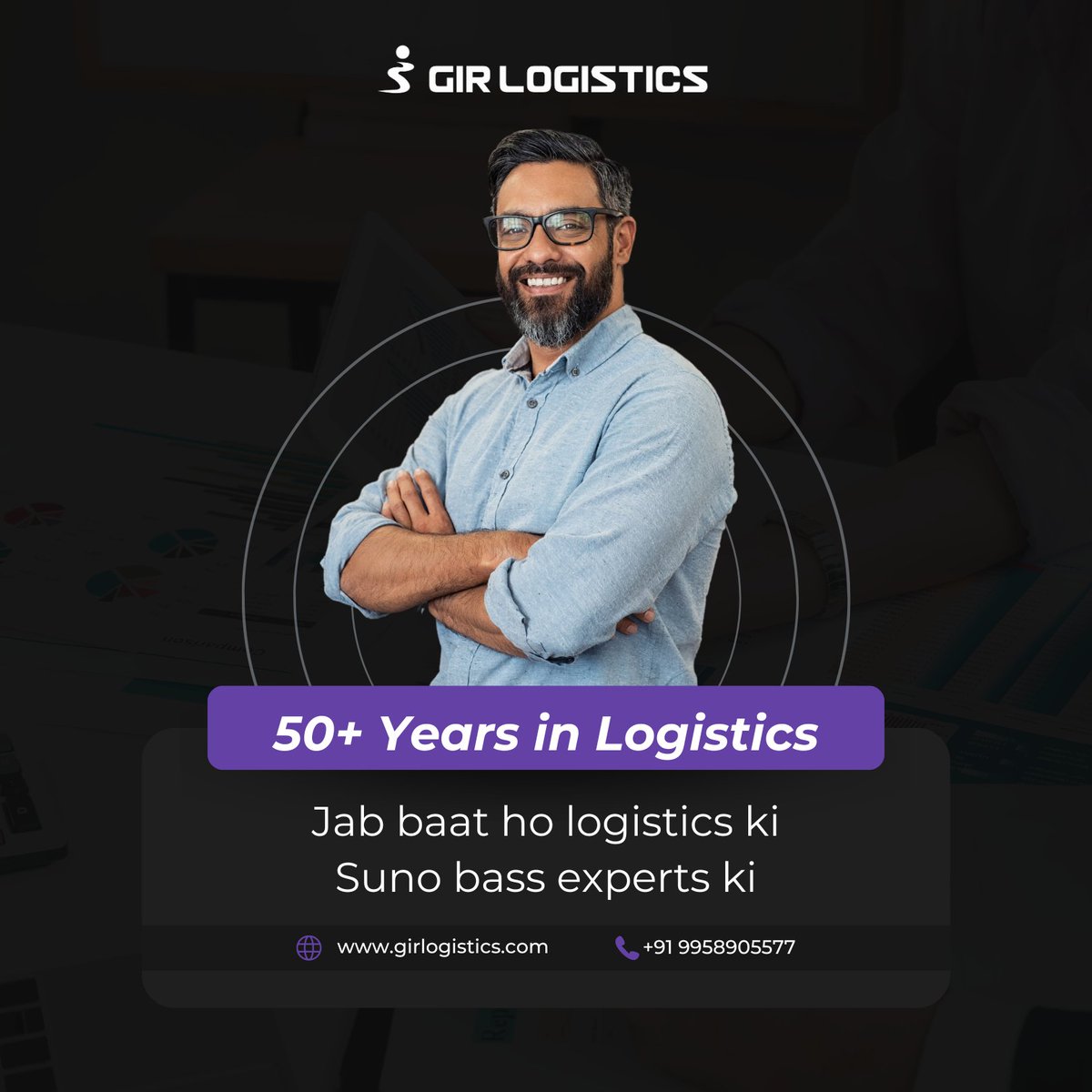 𝟓𝟎+ 𝐲𝐞𝐚𝐫𝐬 of Hard Work, Patience, and Perseverance in logistics.

#expertiselogistics #expertlogistics #logisticsservices #logisticsindia #supplychainlogistics #freightdelivery #overindiadelivery #exportcompany #freightservices #fastdelivery #OnTimeDelivery