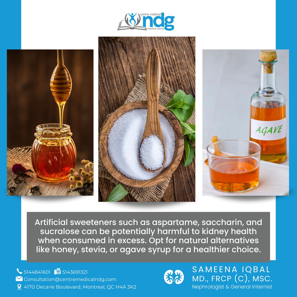 Be cautious with artificial sweeteners! Too much can negatively impact your kidney health. Opt for natural sweeteners when possible.

#SweetenerChoices #KidneyHealth #ArtificialSweeteners #NaturalSweeteners #HealthyLiving #HealthTips #WellnessCommunity #ShareYourChoice