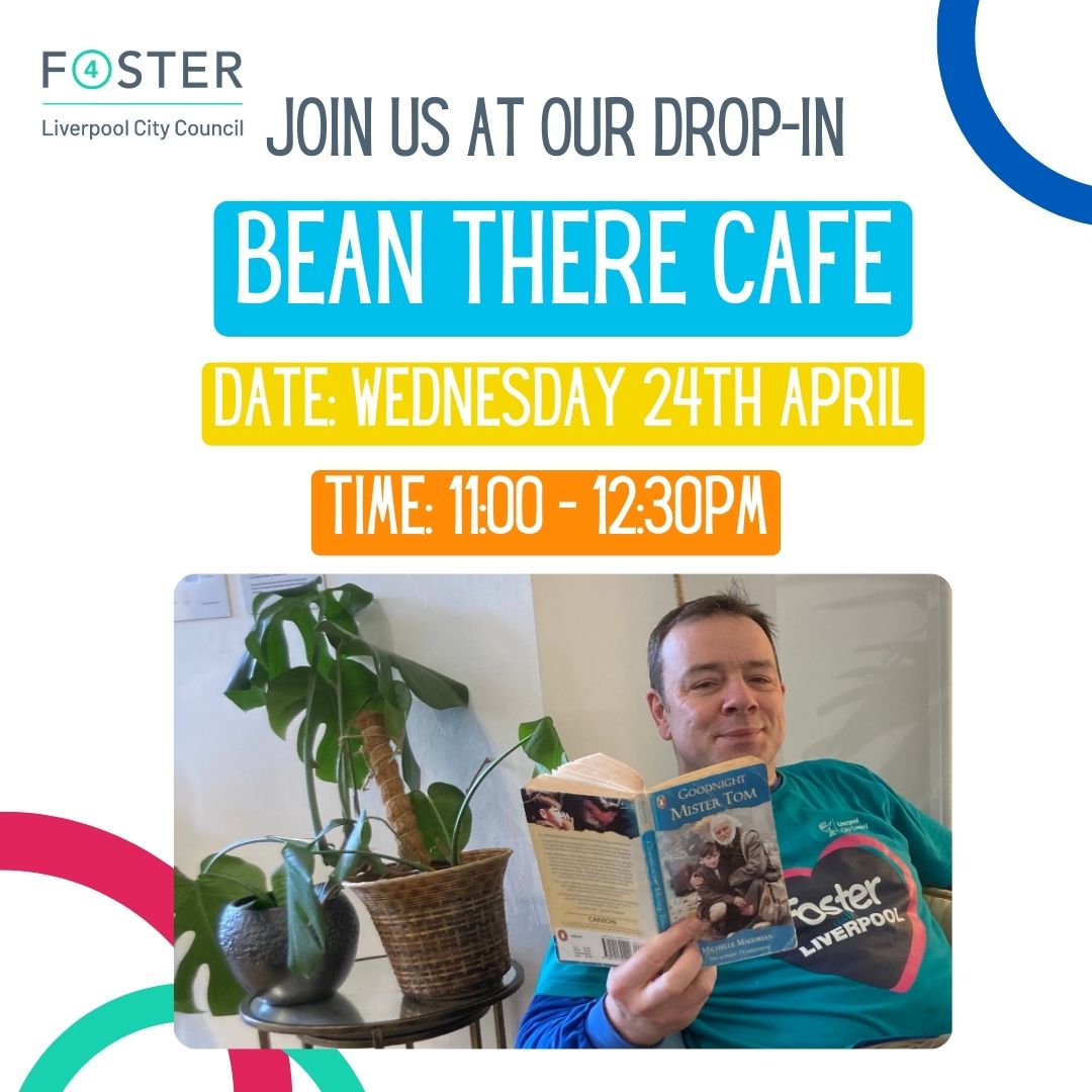 We will be at @BeanThere_Lpl today 11:00-12:30pm!☕ Come along and join us to find out the difference you could make, what the process is like and how we will support you on your fostering journey❤️ Upcoming events - bit.ly/43jCMZR @LiverpoolConnec @childrensociety