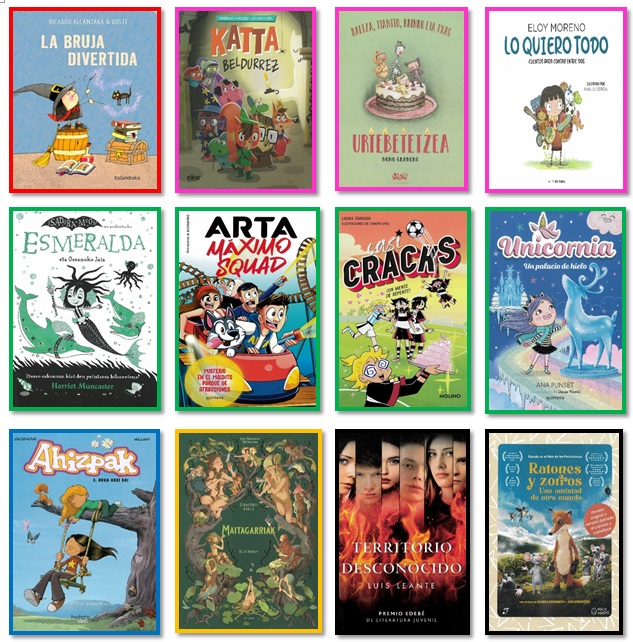 Aste honetako berriak haur-gazte sailean  - Novedades esta semana en la sección infantil-juvenil
#novedades #berriak #komikia #ezfikzioa #gazteliteratura #ipuinak #cómic #noficción #DVD #cuentos #literaturajuvenil