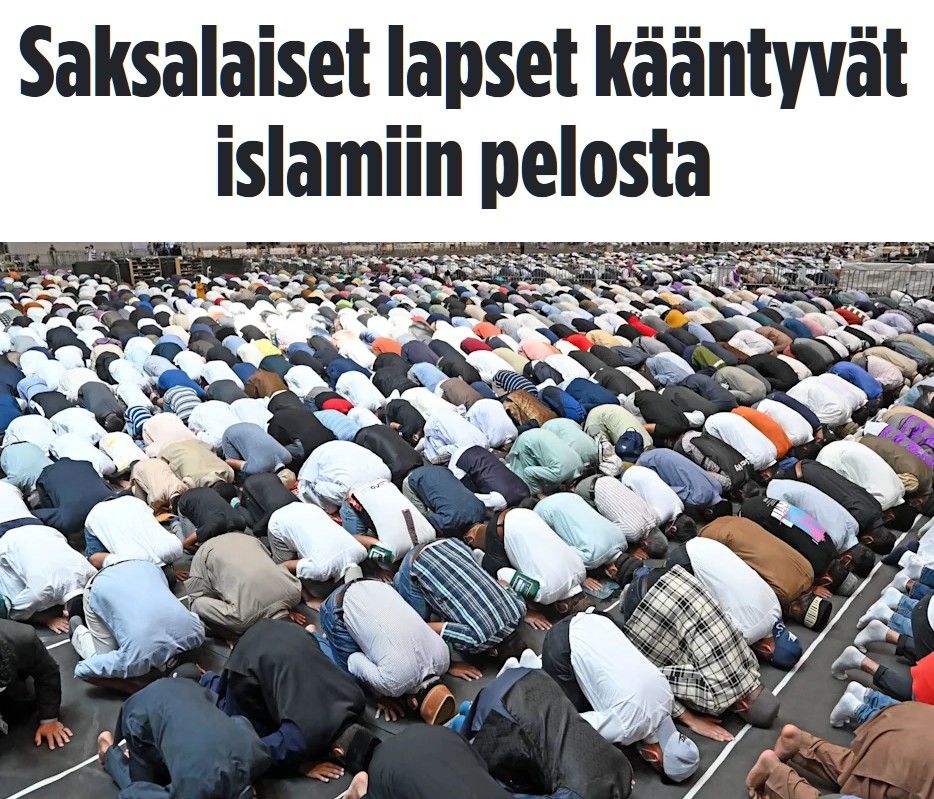 Alkuperäinen lähde maksumuurin takana

Peruskouluikäisten muslimien radikalisoitumisesta on ollut useita artikkeleita viime kuukausien aikana

#humanitaarinenmaahanmuutto #islamisoituminen #saksa 🕌🇩🇪
bild.de/politik/inland…