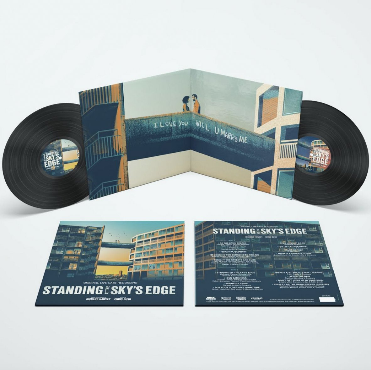 The vinyl pressing of the Original Cast of Standing At The Sky's Edge 'Standing At The Sky's Edge' just landed back in. beartreerecords.com/products/origi…