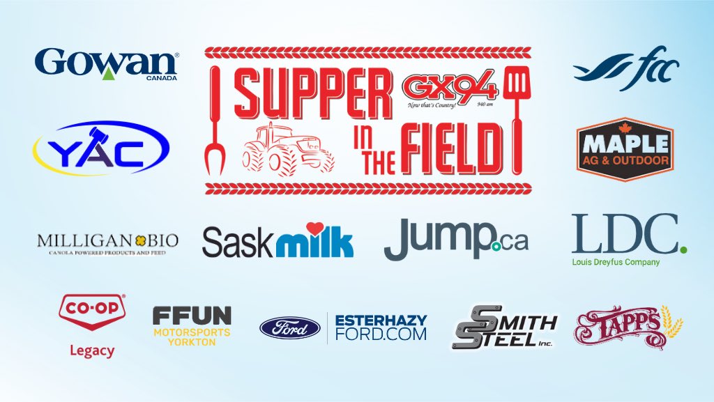GX94Radio's tweet photo. 🚨Week 1 of GX94 Supper In The Field!🚨 Call or text 306-783-8622 to register your farm. We could be bringing you a delicious meal and prizes tomorrow. GX94 Supper In The Field feature of the day is Gowan Canada Visit https://t.co/Fmr4s6dOhe -Danny https://t.co/7BYzvYCRna