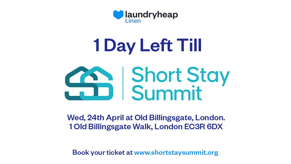 Just one more day till the Short Stay Summit Europe kicks off! ✨

We're making the trip up to the Old Billingsgate in London for a deep dive into how our rental service can help your business. 🤝

Look forward to speaking to you all. 🙌

#UKSTAA #EHHA