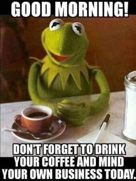 Today's Tuesday Tip...Drink your coffee and mind your business!! Ha!!
☕️

#coffee #mindyourbusiness #TuesdayTips