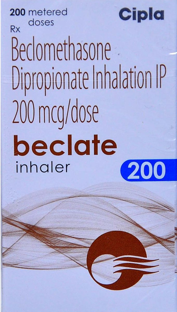 #Beclate (#GenericBeclomethasone Inhaler) is used in the maintenance treatment of mild, moderate or severe #asthma as prophylactic therapy in adults and pediatric patients 4 years of age and older theswisspharmacy.com/product_info.p…