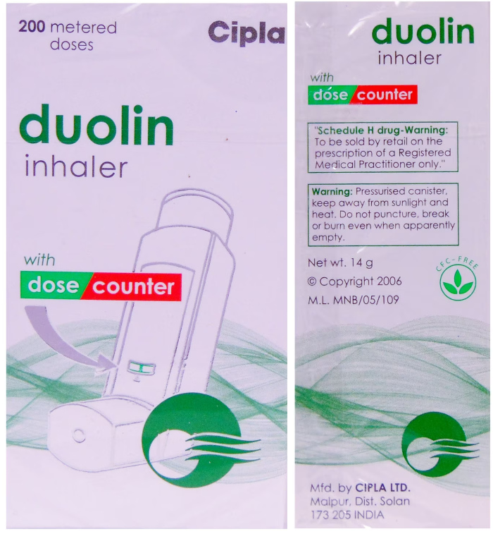 #Duolin (#Levalbuterol and #Ipratropium Bromide Inhaler) is used for the treatment or prevention of #bronchospasm in adults, adolescents, and children (4 years of age and older) with reversible obstructive airway diseases like #asthma and #COPD theswisspharmacy.com/product_info.p…