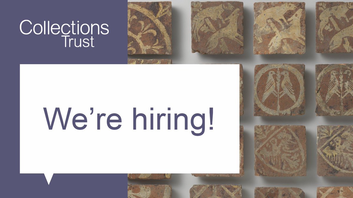 Just one week left to apply🌟 We're looking for a Museum Data Officer to help museums through all the stages of bringing their collections data into MDS. The deadline is noon, Monday 29 April. For further details, see our vacancies page. 🔗buff.ly/3GEVi6u #MuseumJobs