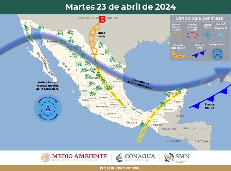 #CalderaClima Buenos días! Zacatecas, temperatura actual 12C, sensación térmica 12C, punto de rocío -2C, humedad 37%, vientos del NW 6km/h, máximas 23km/h por la tarde, se prevé un día similar al de ayer, cielo mayormente despejado, temperatura máxima 27C, temperatura mínima 8C.