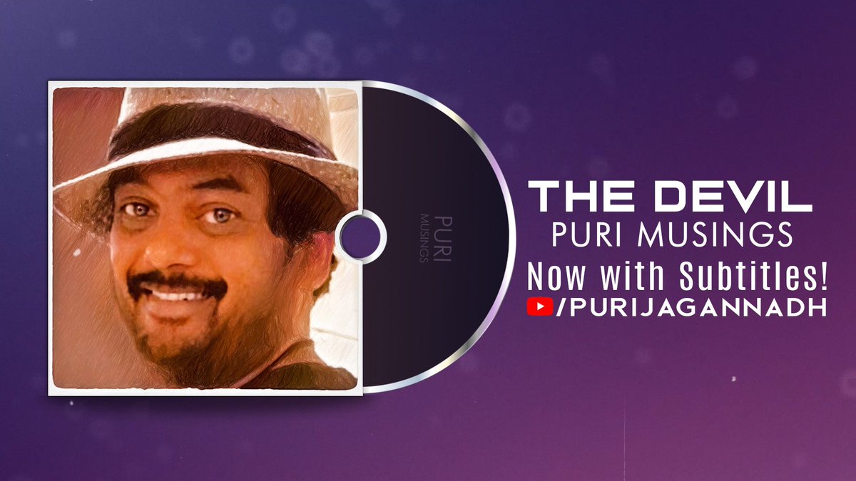 Channel your inner fears generated by the ultimate #DEVIL in your life - 'The Brain' Here's another #PuriMusings that'll make your day more knowledgeable - youtu.be/dqfoiGPDMaU #PuriJagannadh @Charmmeofficial #PC