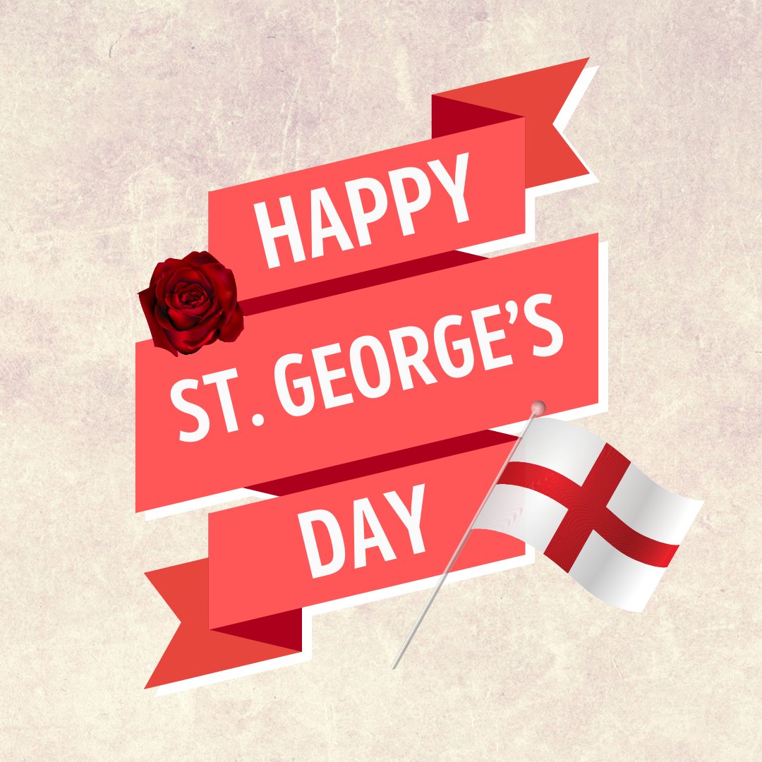 Happy St. George's Day from all of us at Joffe Books! 🌹
