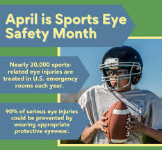 April is Sports Eye Safety Month! Make sure you are wearing proper eye protection when engaging in sports! 🏈🏀 ⚾️💜
#sportseyesafetymonth #sports #angeleyesvision #AEV #memphis #jackson #tupelo #eyeexam #glasses #eyecare #contacts #optometricphysician #eyedoctor #cataracts