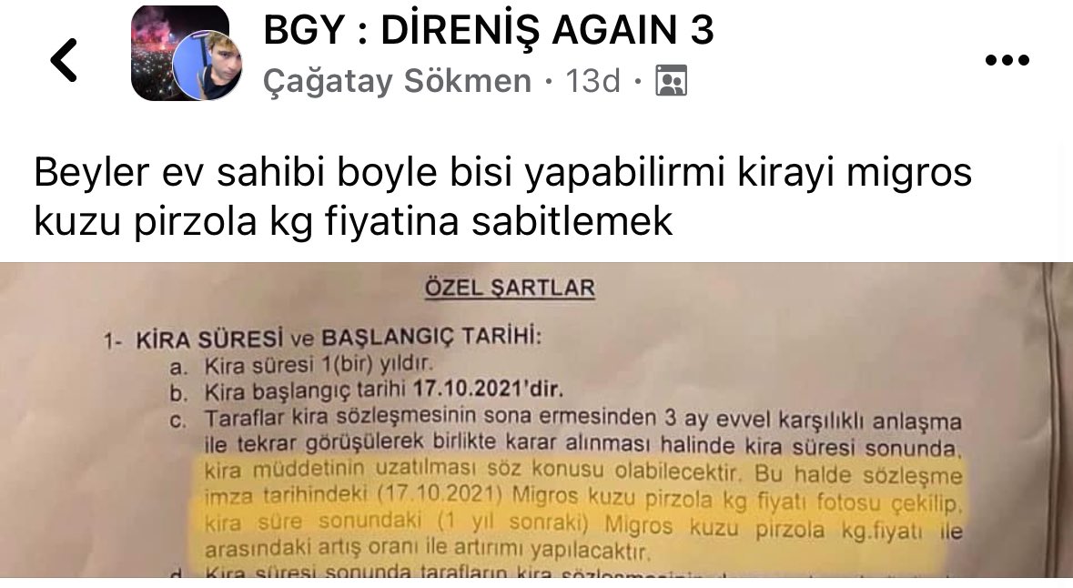 Gerçek enflasyona oranlıyor sanırım