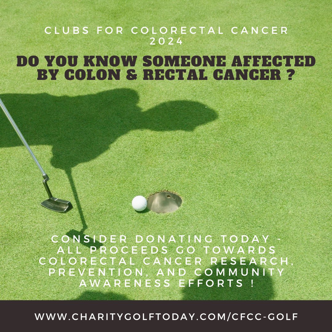 Did you know that 1 of 23 men and 1 of 25 women are diagnosed with colorectal cancer? If you know of anyone affected by colon or rectal cancer, please consider donating to our 2024 Clubs for Colorectal Cancer event! #coloncancerawareness