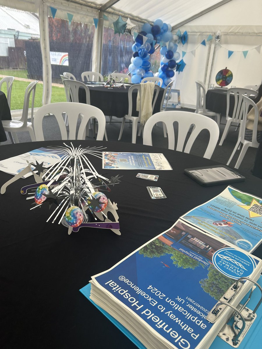 The Secret Garden venue is ready Glenfield Hospital! 🌟 #UHLPATHWAYPROUD