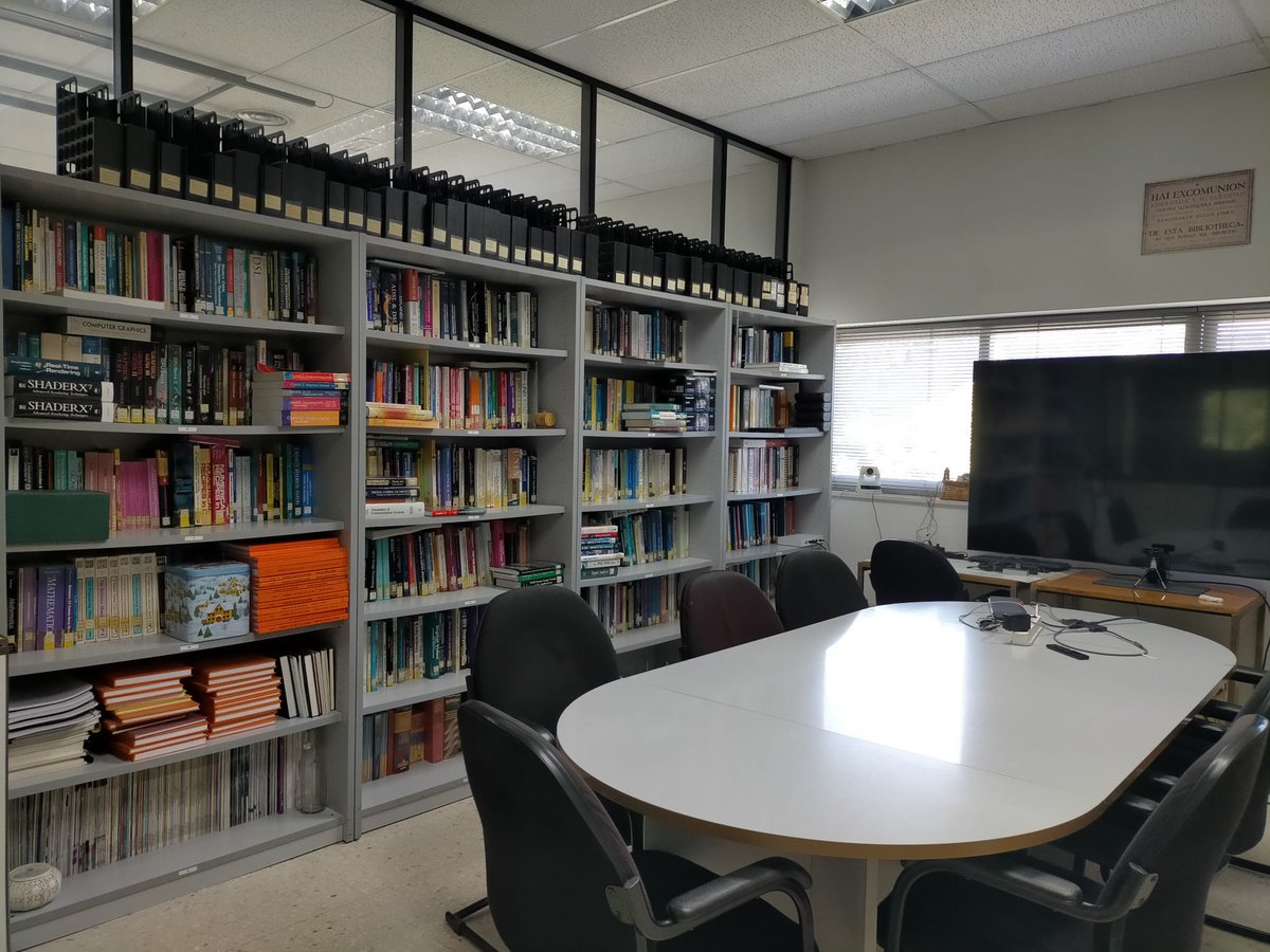 GTI_Dem3DTV's tweet photo. ๐#GTIWith #DiaDelLibro24 ๐
From @GTI_Dem3DTV of @telecoupm, we put in value #literature and #culture
Take a quick look at our #library and immerse yourself in a world of knowledge. Happy reading!
#KnowledgeIsPower #UPMLibrary #ReadingRocks #CultureCorner #CelebrateBooks @La_UPM https://t.co/ATJASANDOS