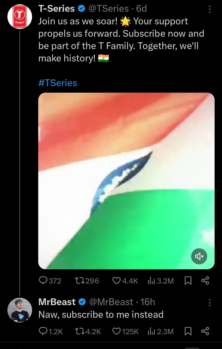 Study_Vedant's tweet photo. Battle has begun 
#nostalgia #tseriesvspewdipie https://t.co/Z7BbklVZ7u