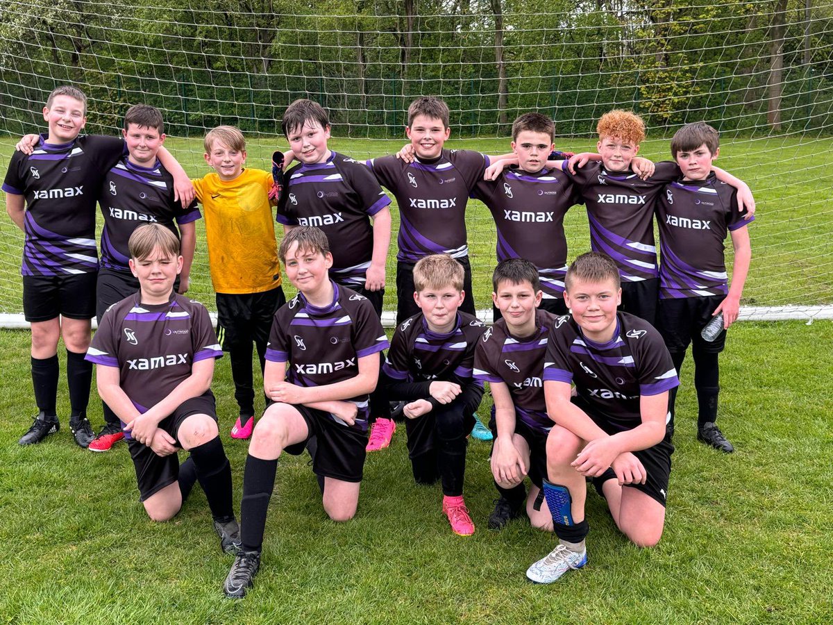 Another one of our Yr7 football teams wearing their shirts with pride against Danum last night 💜 Sadly no victory but the boys did us all proud with their resilience ⚽️