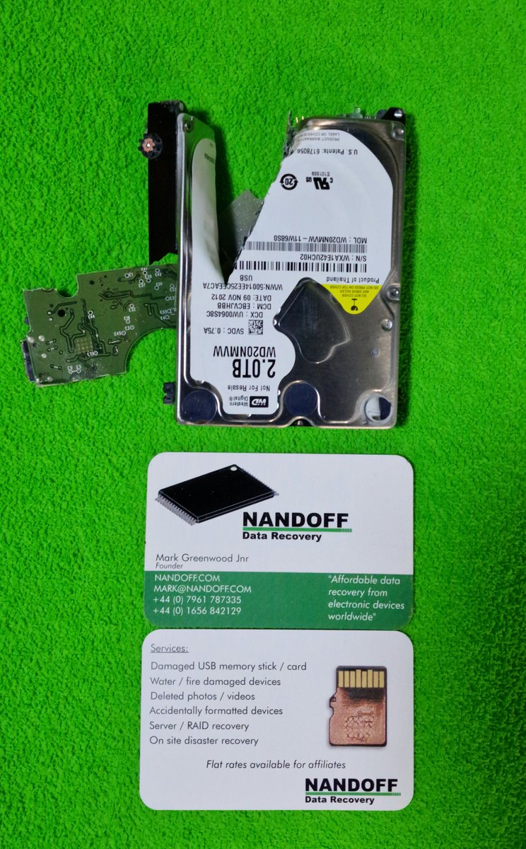 Data recovery?
Not today!

a disgruntled and dismissed employee decided to leave it in a sheet metal sheering machine. Ouch!

Apparently full of mission critical CAD drawings.

Sadly this case was not recoverable.

Can't win them all 😒

#datarecovery #cad #laptops #SSD #USB #HDD