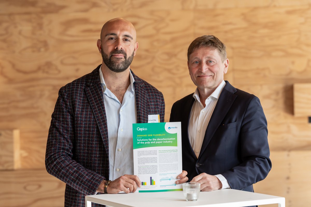 Representing the Flexible #DemandManagement Industry, we are excited to establish a dialogue with @cepi_paper to explore the vast #flexibility potential #EnergyIntensive industries like the #pulp & #paper sector hold! #DemandSideFlexibility factsheet: ℹ️ shorturl.at/nqzW1