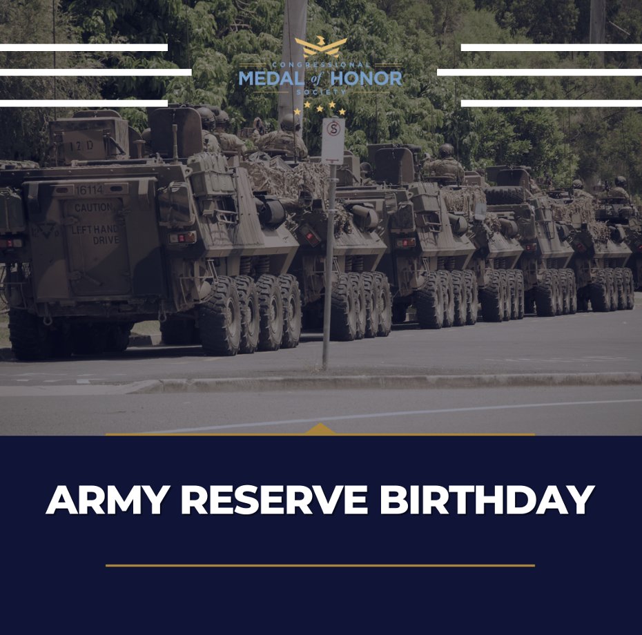 Happy birthday to the @USArmyReserve! The Army Reserve evolved from a small corps of medical professionals in 1908. Today, it is the most highly-trained and best-equipped Army Reserve in our nation’s history.